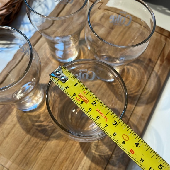 Set/4 Vintage drug store Coca-Cola glasses - Picture 8 of 10